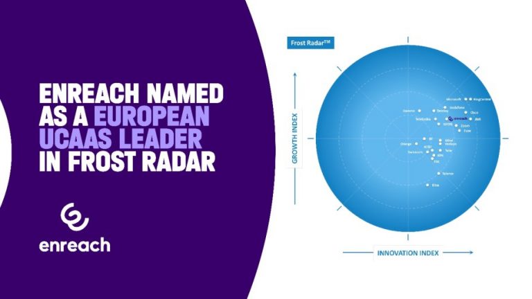 Enreach continue son ascension, à nouveau désigné comme un des leaders européens des communications unifiées en mode Cloud et « as a service » (UCaaS) par Frost & Sullivan.