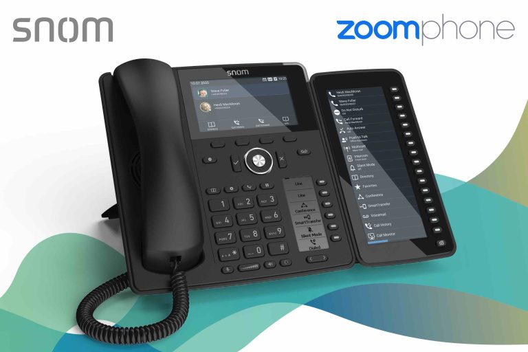 Les téléphones de bureau Snom de la série D7xx sont désormais certifiés Zoom