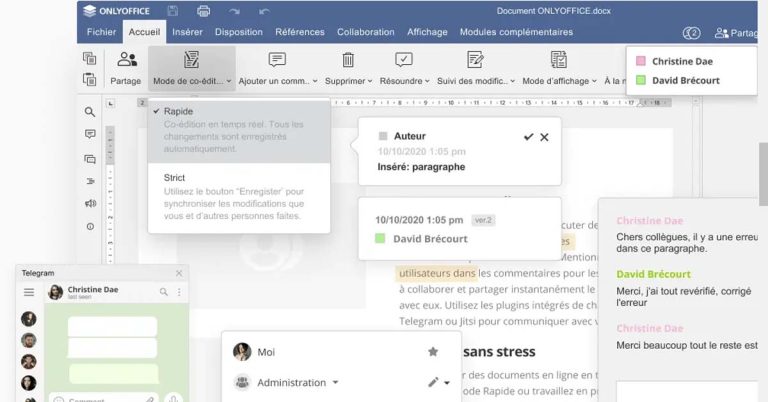 ONLYOFFICE Docs 8.0 et ses nouvelles fonctionnalités