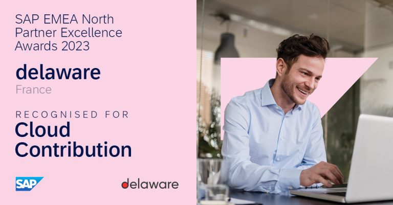 delaware France honoré du Prix SAP EMEA North Partner Excellence Award 2024 – Cloud